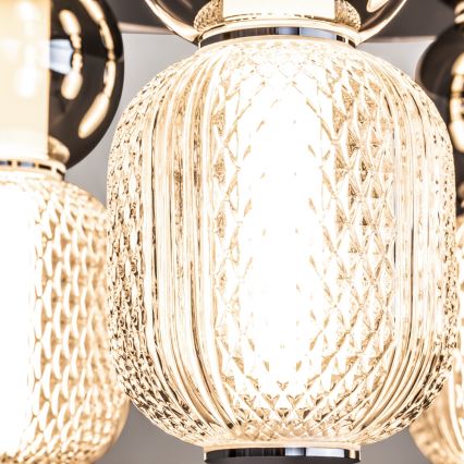 Maytoni MOD273CL-L60CH3K - Φωτιστικό οροφής LED DROP 4xLED/15W/230V διάμετρος 43 cm γυαλιστερό χρώμιο