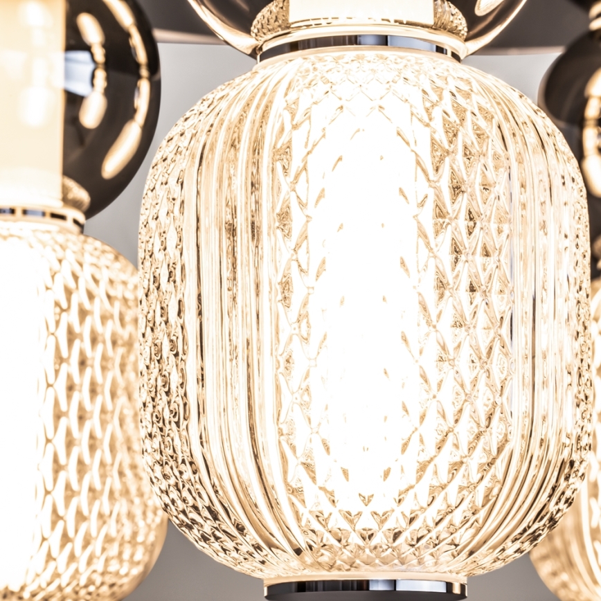 Maytoni MOD273CL-L60CH3K - Φωτιστικό οροφής LED DROP 4xLED/15W/230V διάμετρος 43 cm γυαλιστερό χρώμιο