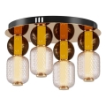 Maytoni MOD273CL-L60G3K - Φωτιστικό οροφής LED DROP 4xLED/15W/230V διάμετρος 43 cm χρυσό