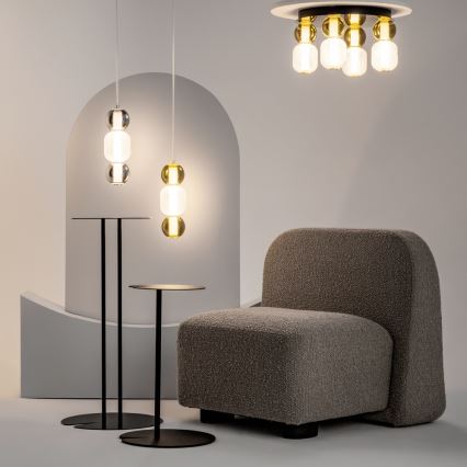 Maytoni MOD273CL-L60G3K - Φωτιστικό οροφής LED DROP 4xLED/15W/230V διάμετρος 43 cm χρυσό