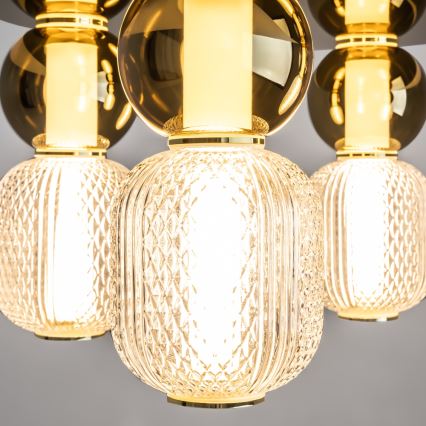 Maytoni MOD273CL-L60G3K - Φωτιστικό οροφής LED DROP 4xLED/15W/230V διάμετρος 43 cm χρυσό