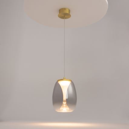 Maytoni MOD282PL-L8G3K -  Κρεμαστό φωτιστικό οροφής LED SPLASH LED/7W/230V 3000K χρυσό
