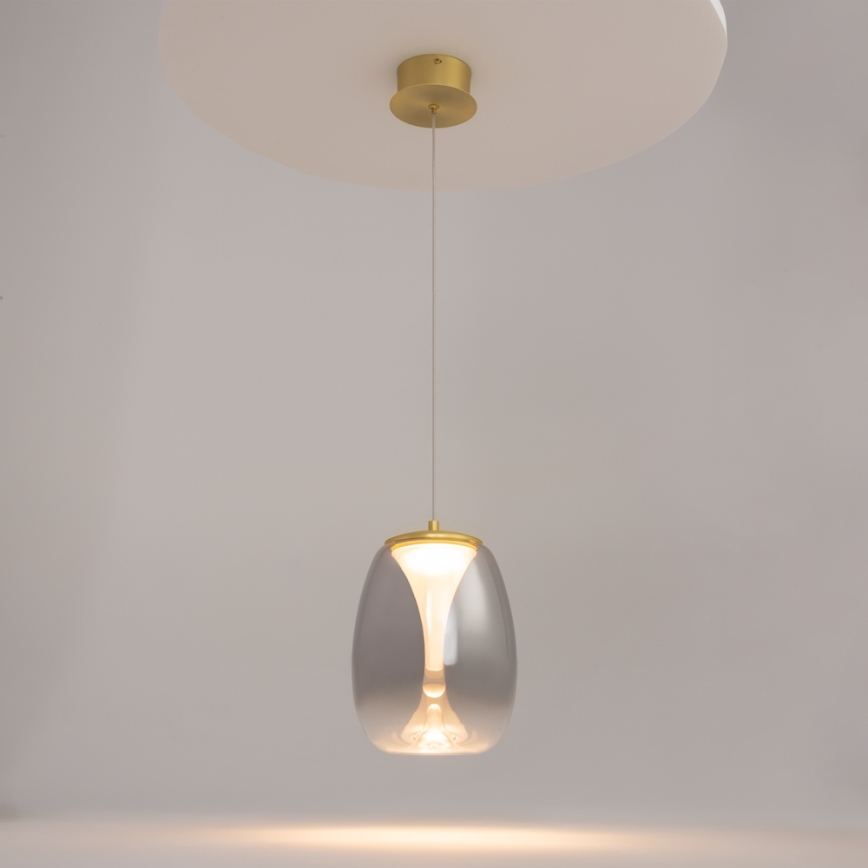 Maytoni MOD282PL-L8G3K -  Κρεμαστό φωτιστικό οροφής LED SPLASH LED/7W/230V 3000K χρυσό