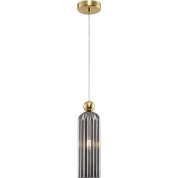 Maytoni MOD302PL-01GR - Κρεμαστό φωτιστικό οροφής ANTIC 1xE14/40W/230V χρυσό/γκρι
