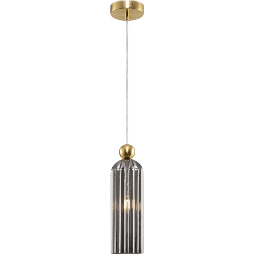 Maytoni MOD302PL-01GR - Κρεμαστό φωτιστικό οροφής ANTIC 1xE14/40W/230V χρυσό/γκρι