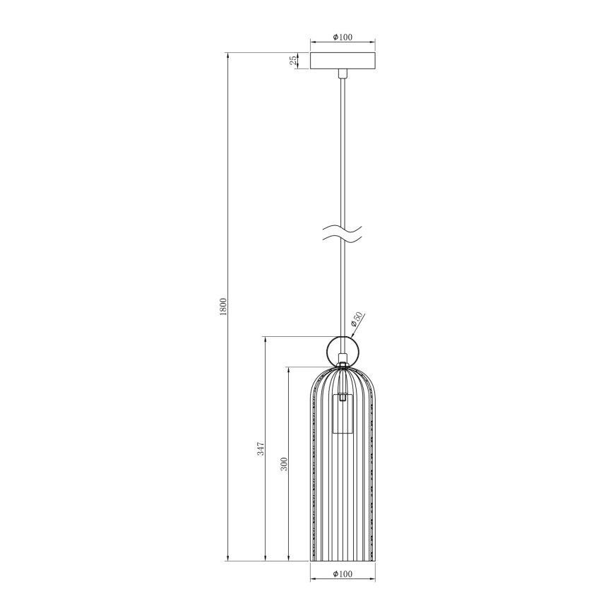 Maytoni MOD302PL-01GR - Κρεμαστό φωτιστικό οροφής ANTIC 1xE14/40W/230V χρυσό/γκρι
