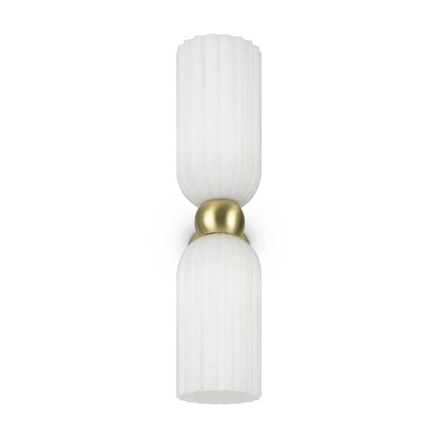 Maytoni MOD302WL-02W - Φωτιστικό τοίχου ANTIC 2xE14/40W/230V χρυσαφί/λευκό