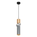 Maytoni MOD303PL-01CFL3 - Κρεμαστό φωτιστικό οροφής PALETTE 1xGU10/40W/230V χρυσό/γκρι