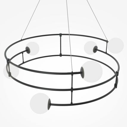 Maytoni MOD317PL-06B - Κρεμαστό φωτιστικό οροφής BALANCE 6xG9/40W/230V μαύρο