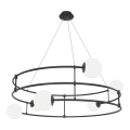 Maytoni MOD317PL-06B - Κρεμαστό φωτιστικό οροφής BALANCE 6xG9/40W/230V μαύρο