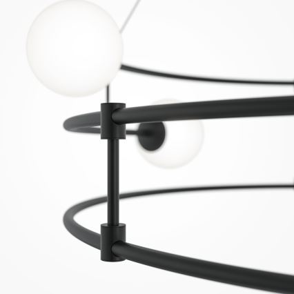 Maytoni MOD317PL-06B - Κρεμαστό φωτιστικό οροφής BALANCE 6xG9/40W/230V μαύρο