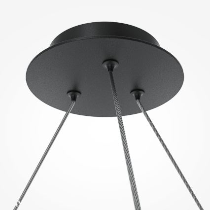 Maytoni MOD317PL-06B - Κρεμαστό φωτιστικό οροφής BALANCE 6xG9/40W/230V μαύρο