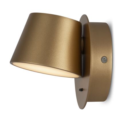 Maytoni MOD421WL-L6BS3K - Φωτιστικό τοίχου LED PIXEL LED/7W/230V 3000K χρυσό