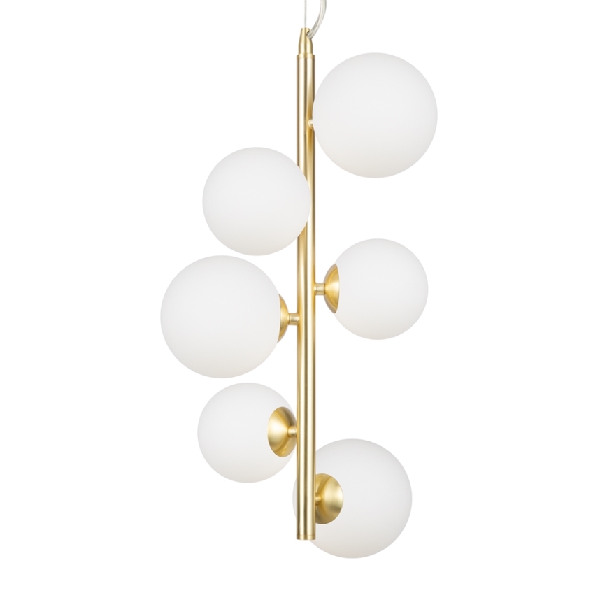 Maytoni MOD545PL-06BS - Κρεμαστό φωτιστικό οροφής DALLAS 6xG9/28W/230V χρυσαφί