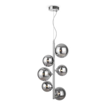 Maytoni MOD545PL-06CH - Κρεμαστό φωτιστικό οροφής DALLAS 6xG9/28W/230V γυαλιστερό χρώμιο
