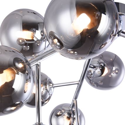 Maytoni MOD545PL-12CH - Πλαφονιέρα οροφής DALLAS 12xG9/28W/230V γυαλιστερό χρώμιο