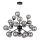 Maytoni MOD545PL-24B - Κρεμαστό φωτιστικό οροφής DALLAS 24xG9/28W/230V μαύρο
