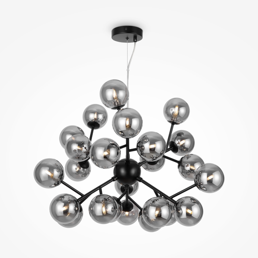 Maytoni MOD545PL-24B - Κρεμαστό φωτιστικό οροφής DALLAS 24xG9/28W/230V μαύρο
