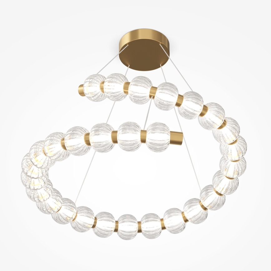 Maytoni MOD555PL-L35G3K -  Κρεμαστό φωτιστικό οροφής LED AMULET LED/40W/230V 3000K χρυσό