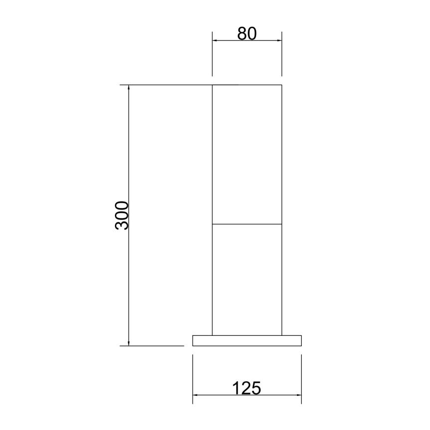 Maytoni O418FL-01GR - Λάμπα εξωτερικού χώρου WILLIS 1xE27/60W/230V 30 cm IP54 ανθρακί