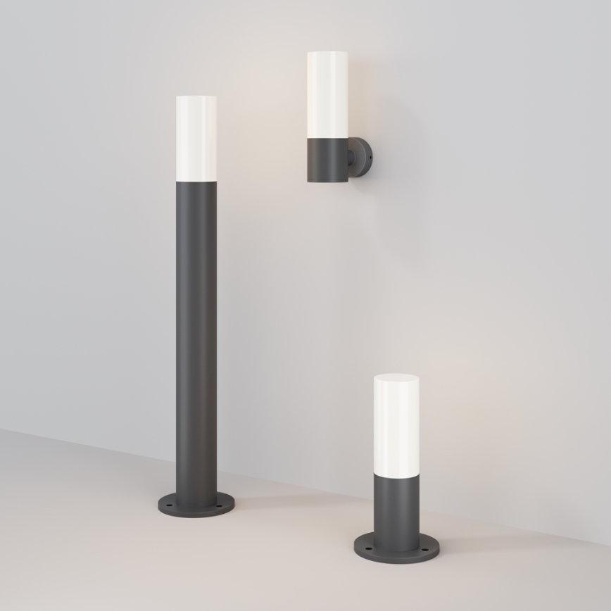 Maytoni O418FL-01GR1 - Λάμπα εξωτερικού χώρου WILLIS 1xE27/60W/230V 80 cm IP54 ανθρακί