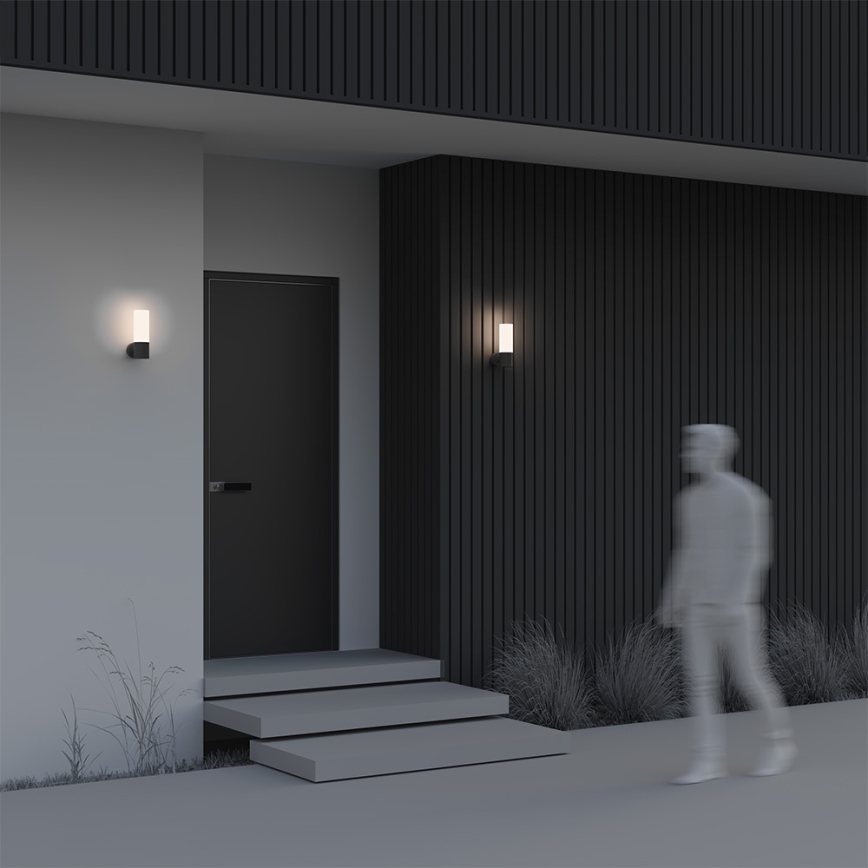 Maytoni O418WL-01B - Επιτοίχιο φωτιστικό εξωτερικού χώρου WILLIS 1xE27/60W/230V IP54 μαύρο