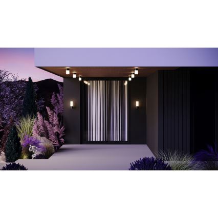 Maytoni O418WL-01B - Επιτοίχιο φωτιστικό εξωτερικού χώρου WILLIS 1xE27/60W/230V IP54 μαύρο