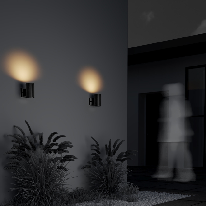 Maytoni O419WL-01B - Εξωτερικό επιτοίχιο φωτιστικό RANDO 1xE27/60W/230V IP54 μαύρο