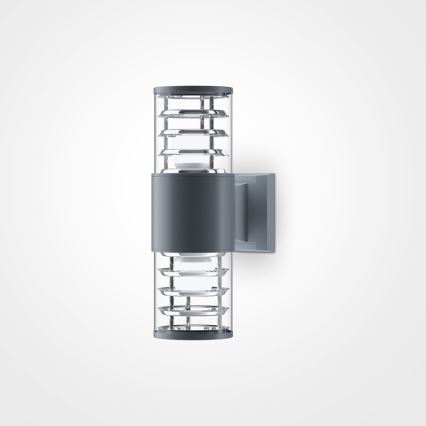 Maytoni O576WL-02GR - Επιτοίχιο φωτιστικό εξωτερικού χώρου BRONX 2xE27/60W/230V IP54 ανθρακί