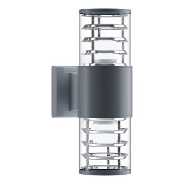 Maytoni O576WL-02GR - Επιτοίχιο φωτιστικό εξωτερικού χώρου BRONX 2xE27/60W/230V IP54 ανθρακί