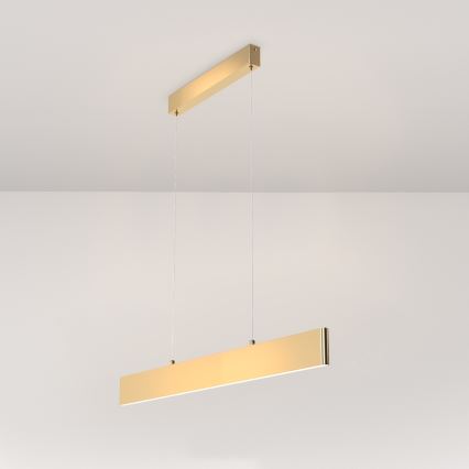 Maytoni P010PL-L23G3K -  Κρεμαστό φωτιστικό οροφής LED STEP LED/23W/230V 3000K 91 cm χρυσό