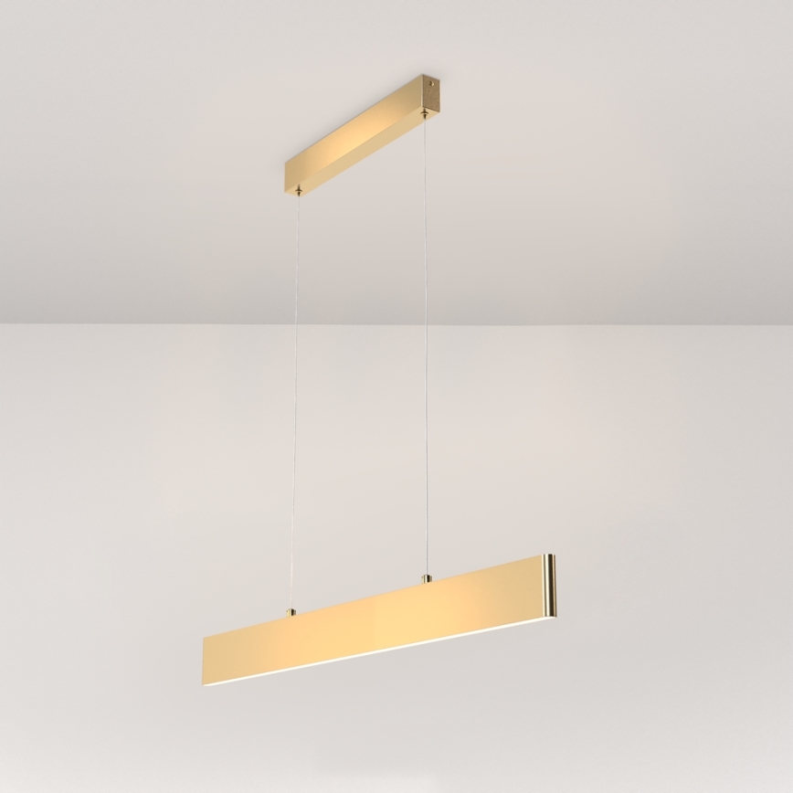 Maytoni P010PL-L23G3K -  Κρεμαστό φωτιστικό οροφής LED STEP LED/23W/230V 3000K 91 cm χρυσό