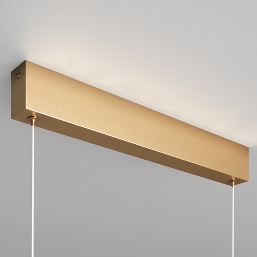 Maytoni P010PL-L23G3K -  Κρεμαστό φωτιστικό οροφής LED STEP LED/23W/230V 3000K 91 cm χρυσό