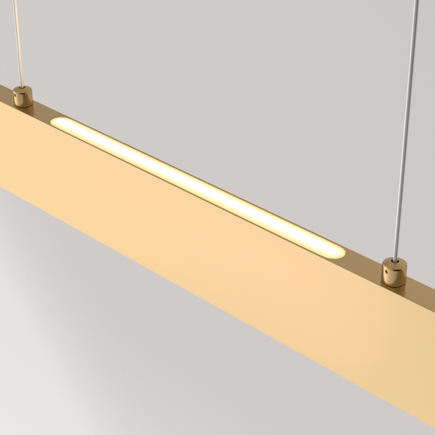 Maytoni P010PL-L23G3K -  Κρεμαστό φωτιστικό οροφής LED STEP LED/23W/230V 3000K 91 cm χρυσό