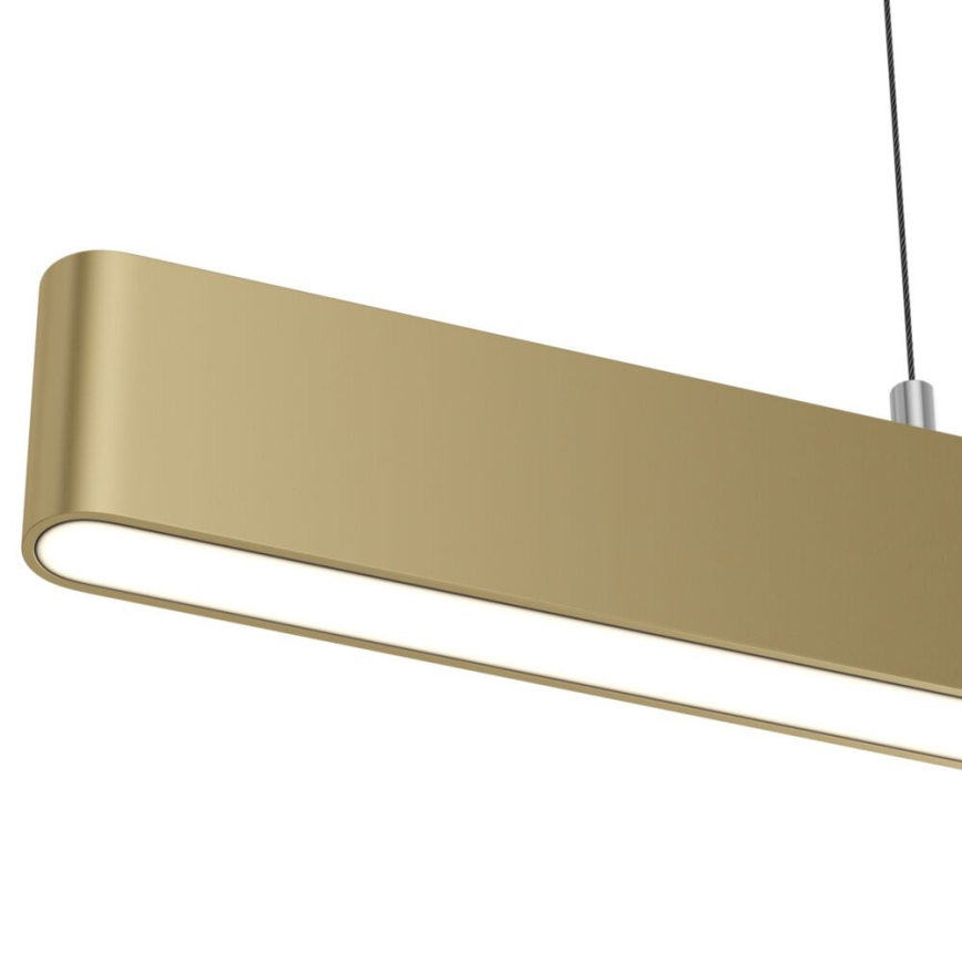 Maytoni P010PL-L23G3K -  Κρεμαστό φωτιστικό οροφής LED STEP LED/23W/230V 3000K 91 cm χρυσό