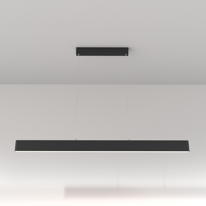 Maytoni P010PL-L30B4K -  Κρεμαστό φωτιστικό οροφής LED STEP LED/30W/230V 4000K 118,5 cm μαύρο