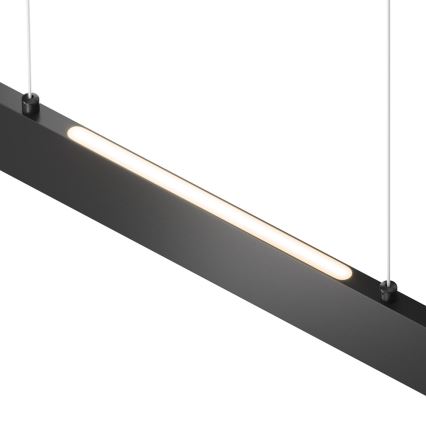 Maytoni P010PL-L30B4K -  Κρεμαστό φωτιστικό οροφής LED STEP LED/30W/230V 4000K 118,5 cm μαύρο
