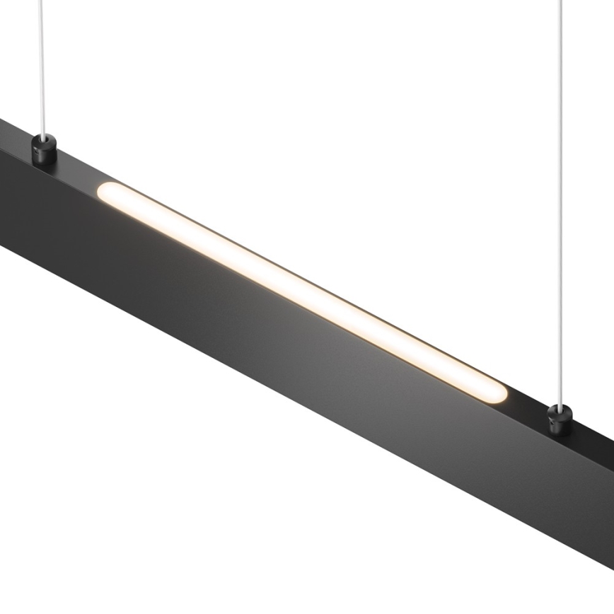 Maytoni P010PL-L30B4K -  Κρεμαστό φωτιστικό οροφής LED STEP LED/30W/230V 4000K 118,5 cm μαύρο