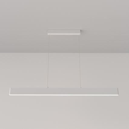 Maytoni P010PL-L30W4K -  Κρεμαστό φωτιστικό οροφής LED STEP LED/30W/230V 4000K 118,5 cm λευκό