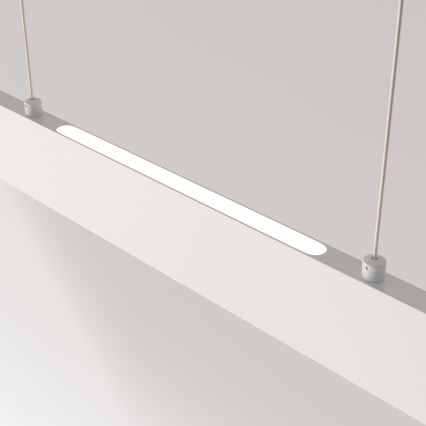 Maytoni P010PL-L30W4K -  Κρεμαστό φωτιστικό οροφής LED STEP LED/30W/230V 4000K 118,5 cm λευκό