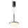 Maytoni P076PL-L12W3K-B -  Κρεμαστό φωτιστικό οροφής LED PLATO LED/12W/230V 3000K μαύρο
