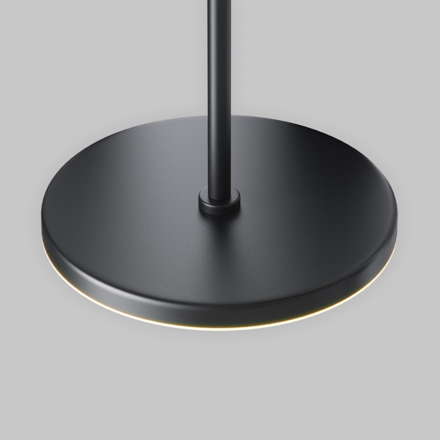 Maytoni P076PL-L12W3K-B -  Κρεμαστό φωτιστικό οροφής LED PLATO LED/12W/230V 3000K μαύρο