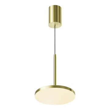 Maytoni P076PL-L12W3K-BS -  Κρεμαστό φωτιστικό οροφής LED PLATO LED/12W/230V 3000K χρυσό
