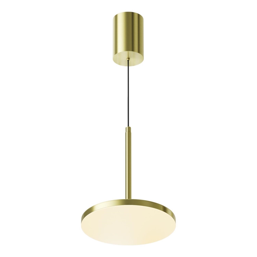 Maytoni P076PL-L12W3K-BS -  Κρεμαστό φωτιστικό οροφής LED PLATO LED/12W/230V 3000K χρυσό