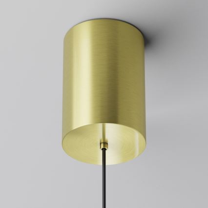 Maytoni P076PL-L12W3K-BS -  Κρεμαστό φωτιστικό οροφής LED PLATO LED/12W/230V 3000K χρυσό