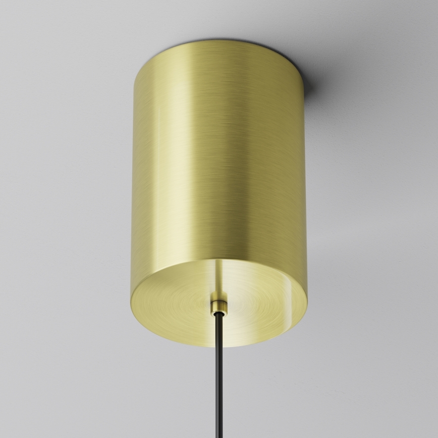 Maytoni P076PL-L12W3K-BS -  Κρεμαστό φωτιστικό οροφής LED PLATO LED/12W/230V 3000K χρυσό