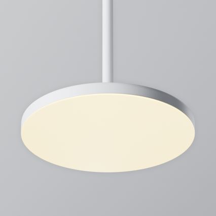 Maytoni P076PL-L12W3K-W -  Κρεμαστό φωτιστικό οροφής LED PLATO LED/12W/230V 3000K λευκό