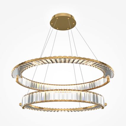 Maytoni P097PL-L90G4K - Κρεμαστό φωτιστικό LED σε καλώδιο KRONE LED/90W/230V CRI 90 διάμ. 102 cm χρυσό
