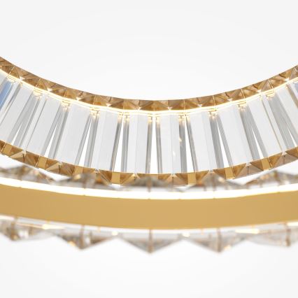 Maytoni P097PL-L90G4K - Κρεμαστό φωτιστικό LED σε καλώδιο KRONE LED/90W/230V CRI 90 διάμ. 102 cm χρυσό