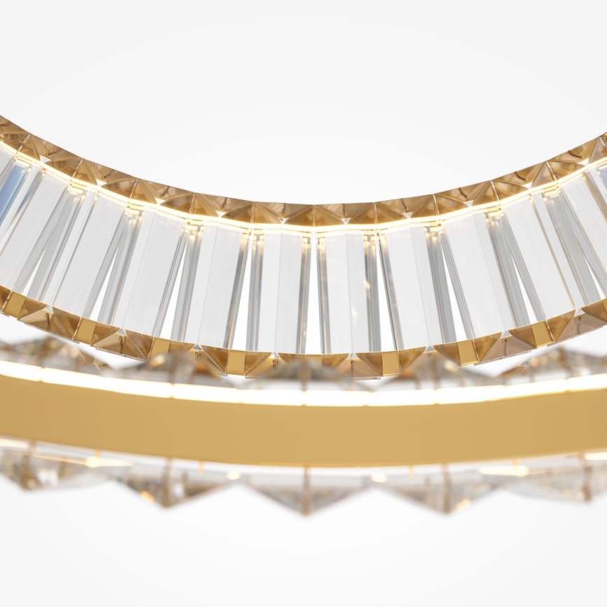 Maytoni P097PL-L90G4K - Κρεμαστό φωτιστικό LED σε καλώδιο KRONE LED/90W/230V CRI 90 διάμ. 102 cm χρυσό